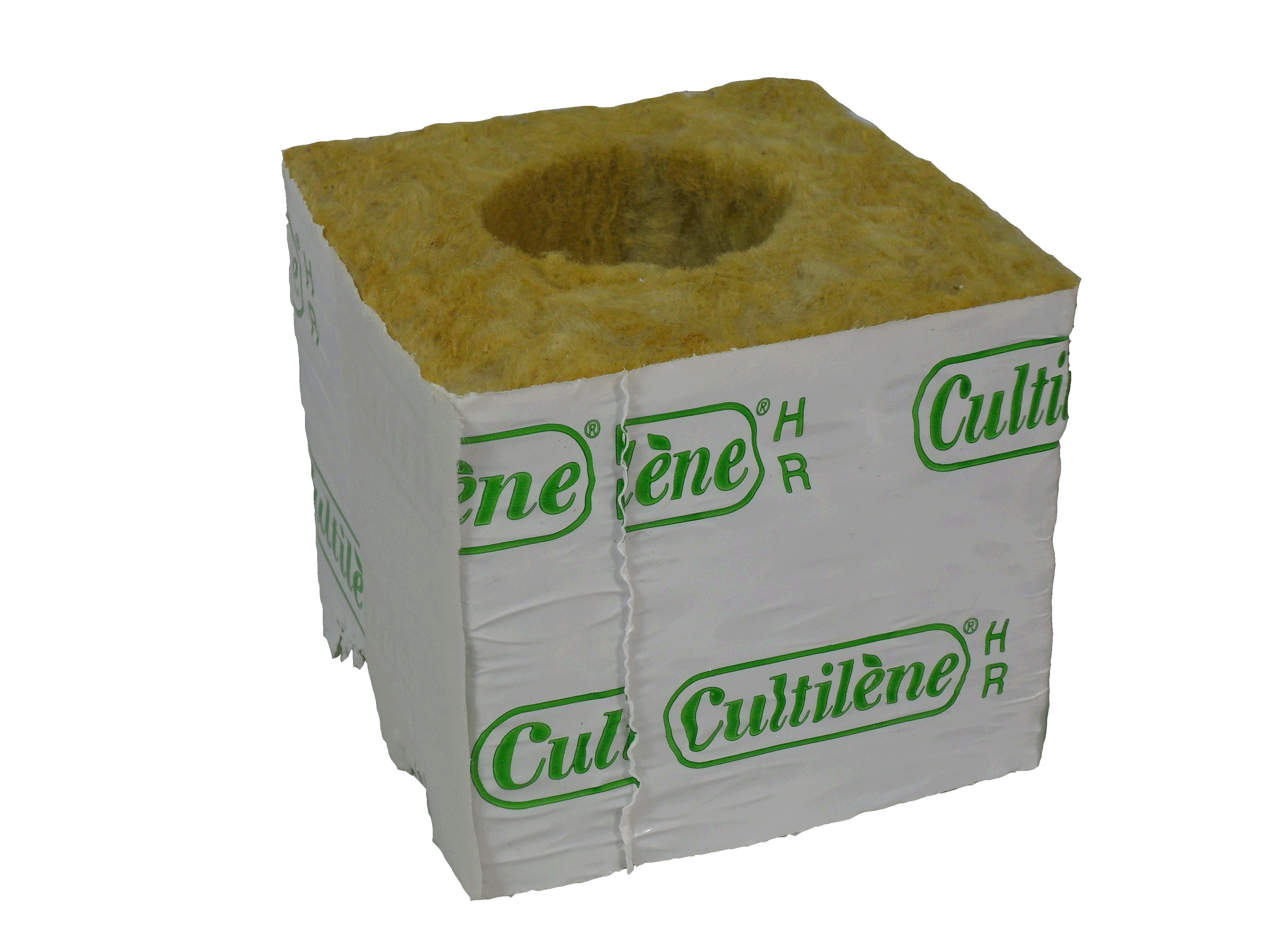 Grodan Startblock Box 10 x 10 x 6,5 cm / Loch 38mm / 216 Stk.
