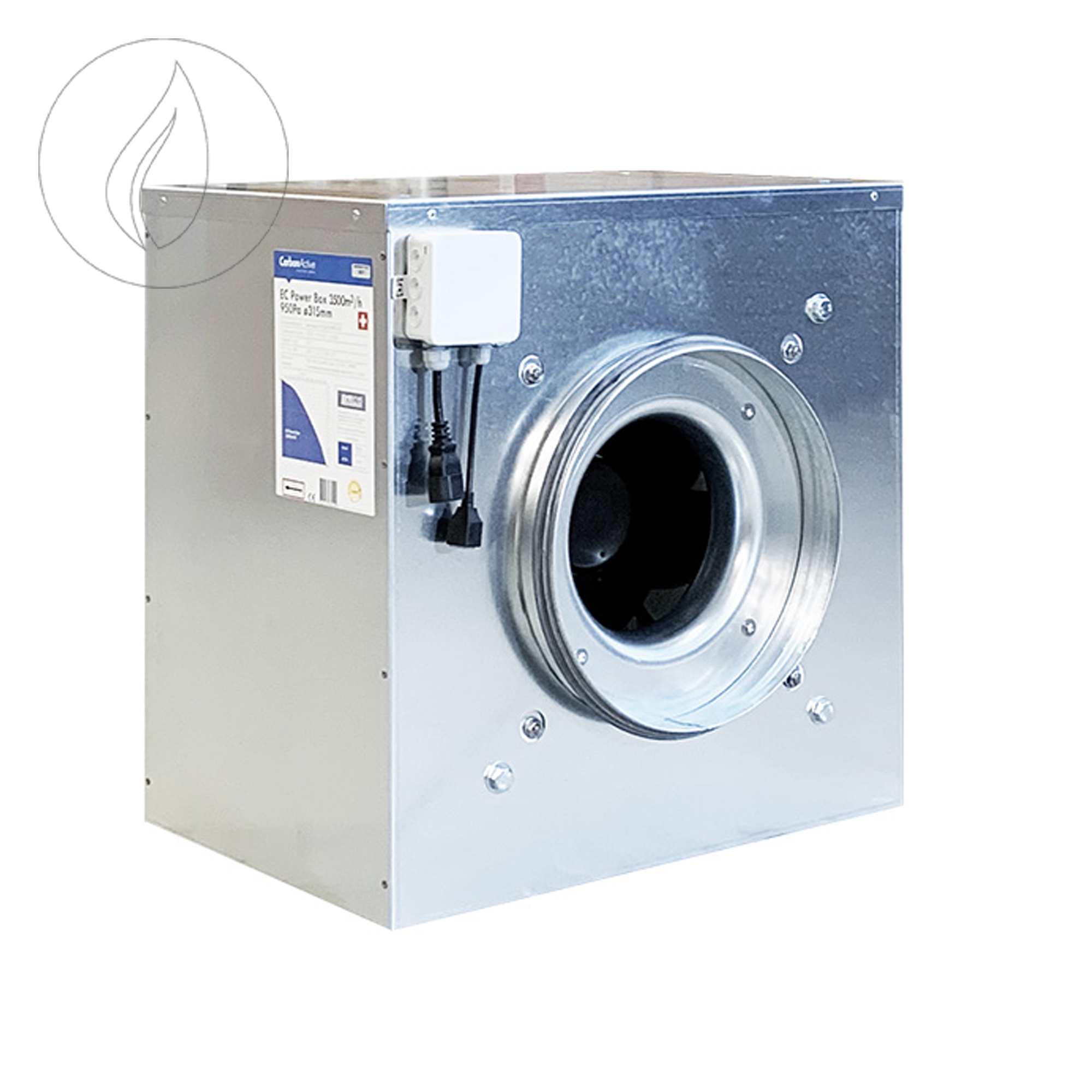 EC Power Box 5000m3/h ø400 1200Pa