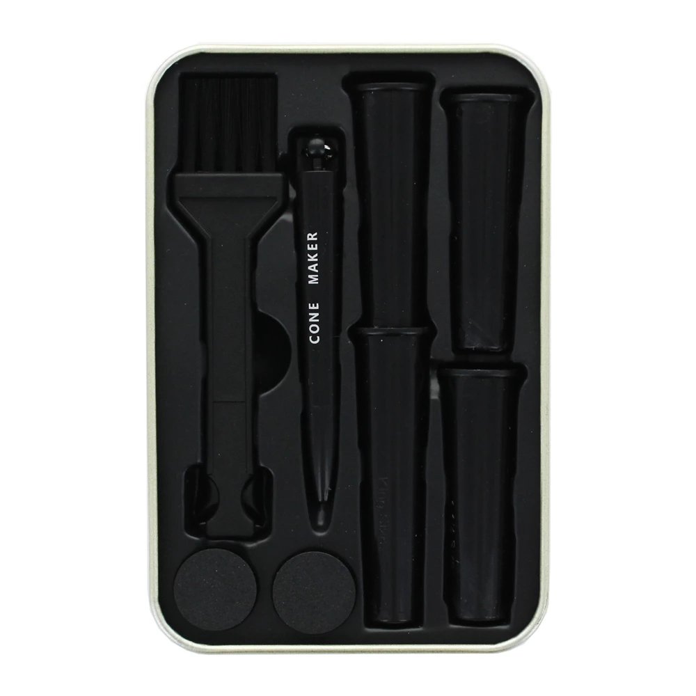 Metall-Rolltablett mit vorgerolltem Kegellader „Space Moon“