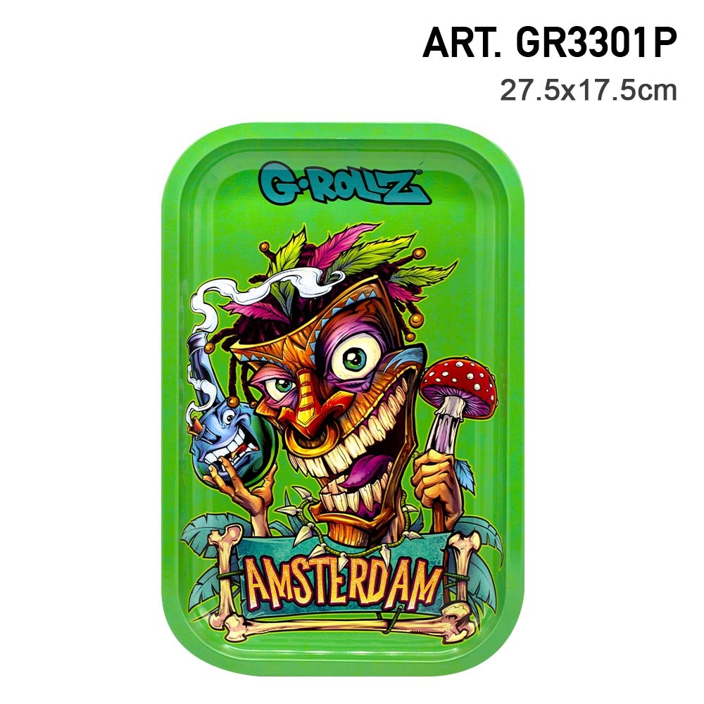 G-ROLLZ | 'Tiki Amsterdam' Medium Tray 17.5 x 27.5 cm