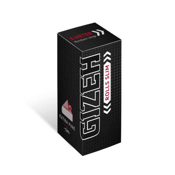 3 x  GIZEH Black Rolls Slim