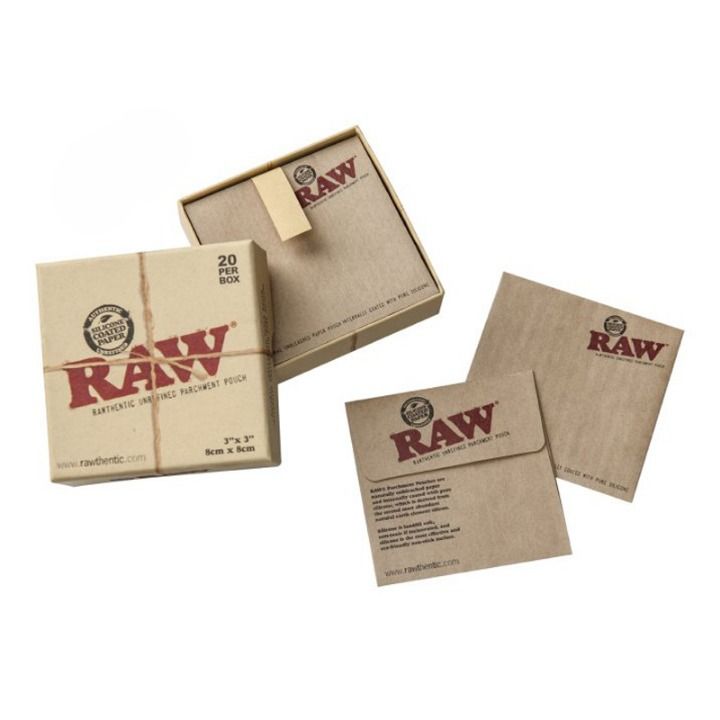 RAW Parchment Pouch 20stk