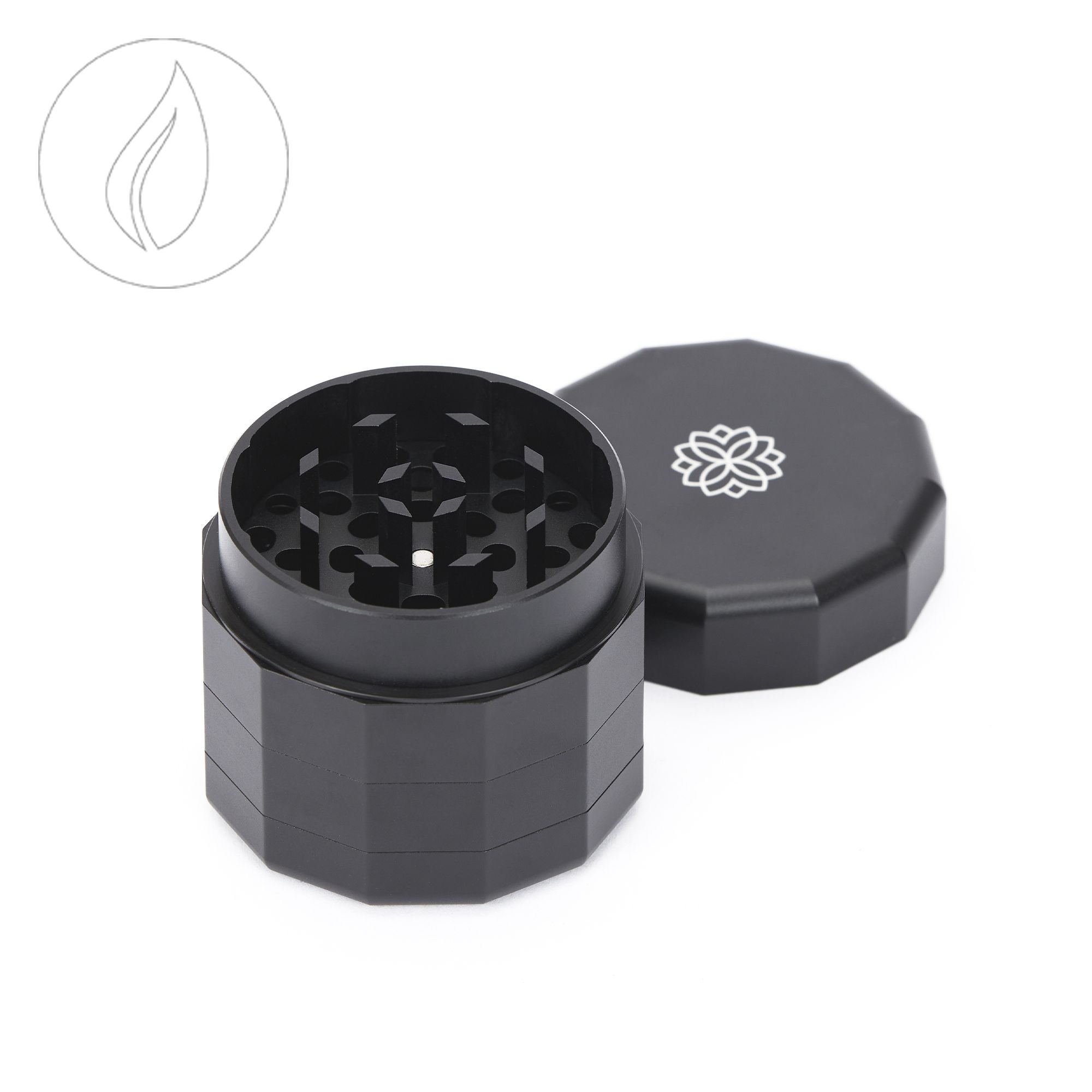 CAPU Herb Grinder Frequent Flyer Black