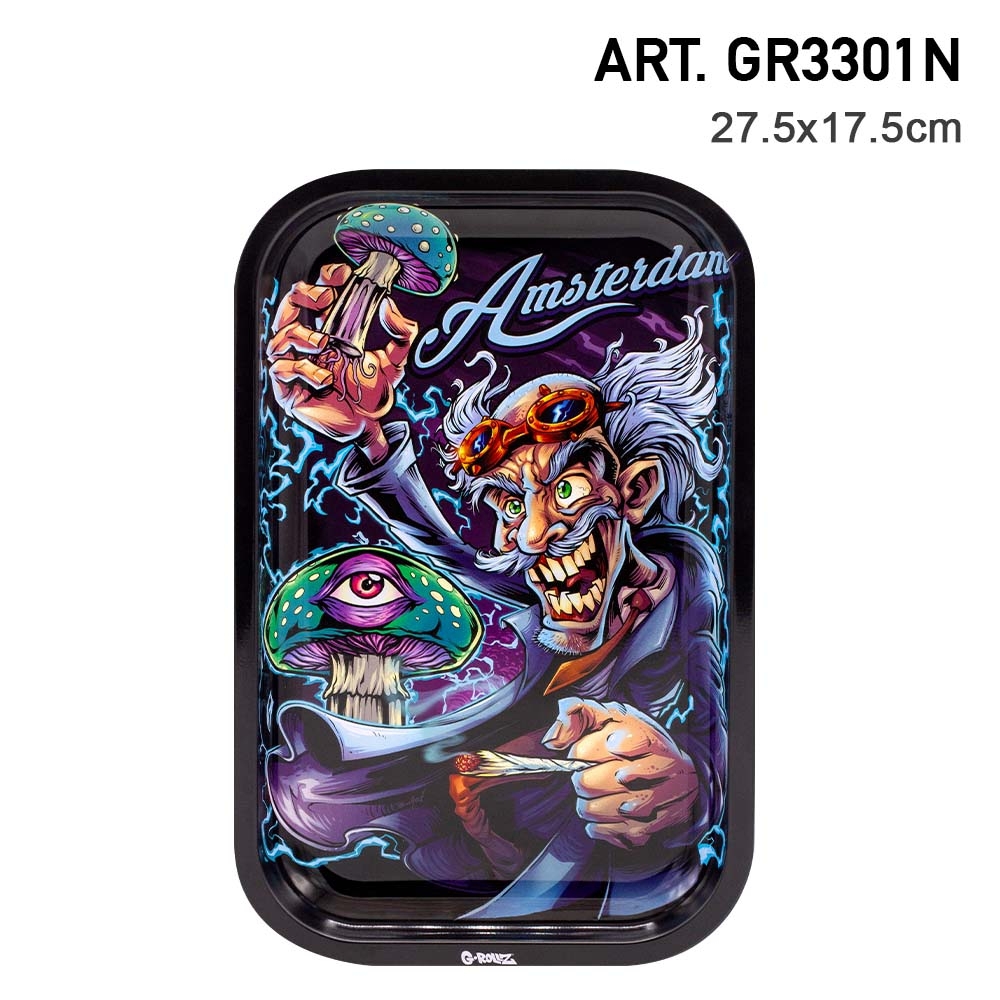 G-ROLLZ | 'Amsterdam Mad Scientist' Medium Tray 17.5 x 27.5 cm
