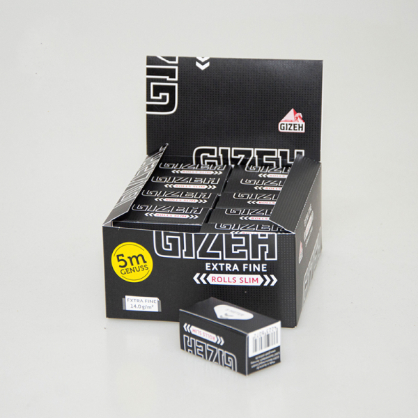 GIZEH Black Rolls Slim Box