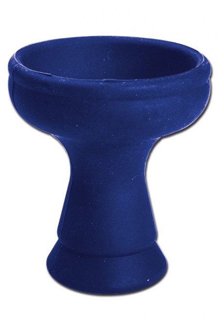 Shisha Kopf aus Silikon Blau gross