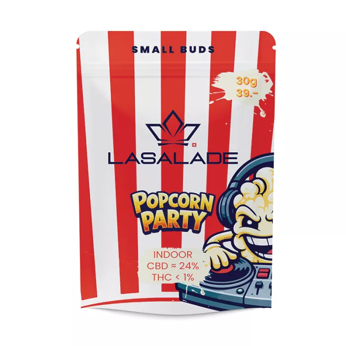 Lasalade - CBD-Blüten – Popcorn Party – Kleine Blütenknospen 30 g