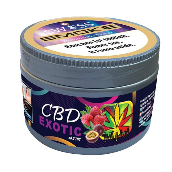 Swiss Smoke CBD Exotic Shisha Tabak 100g