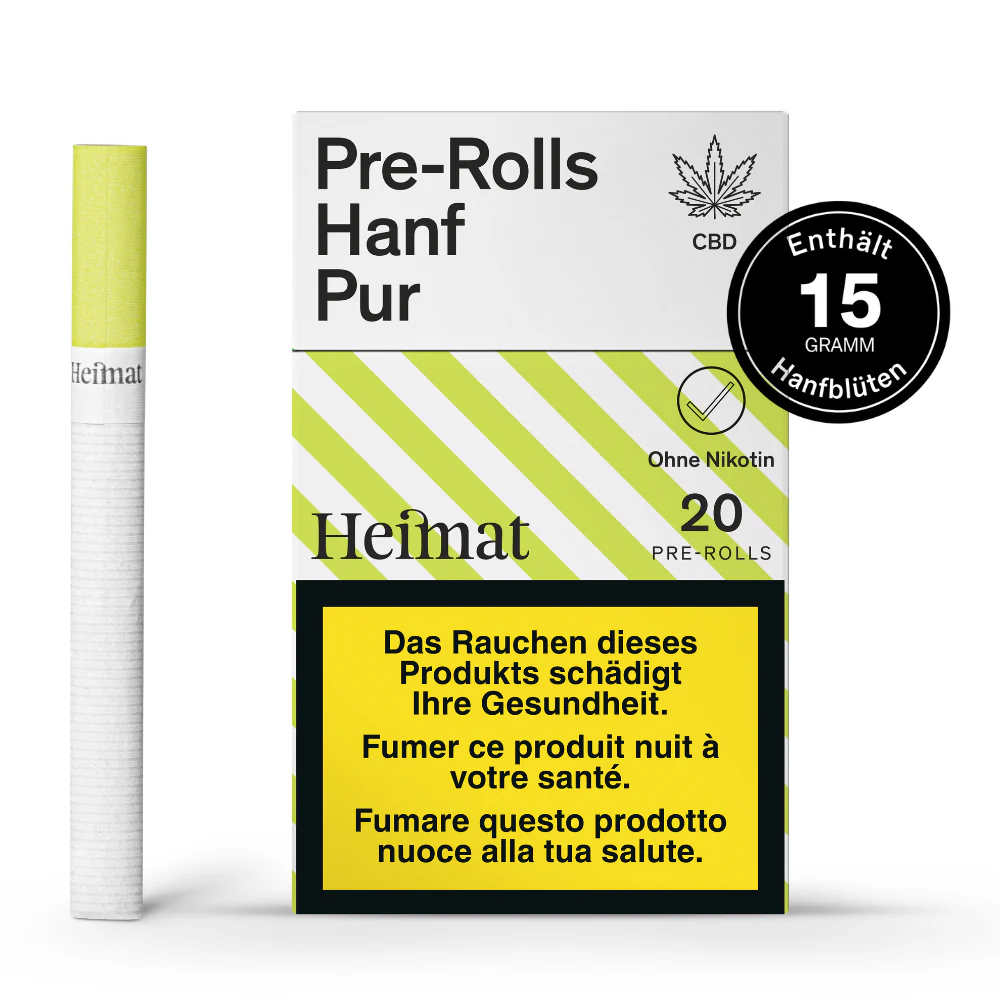 Heimat - Pre-Rolls Hanf Pur (20 Stk.)