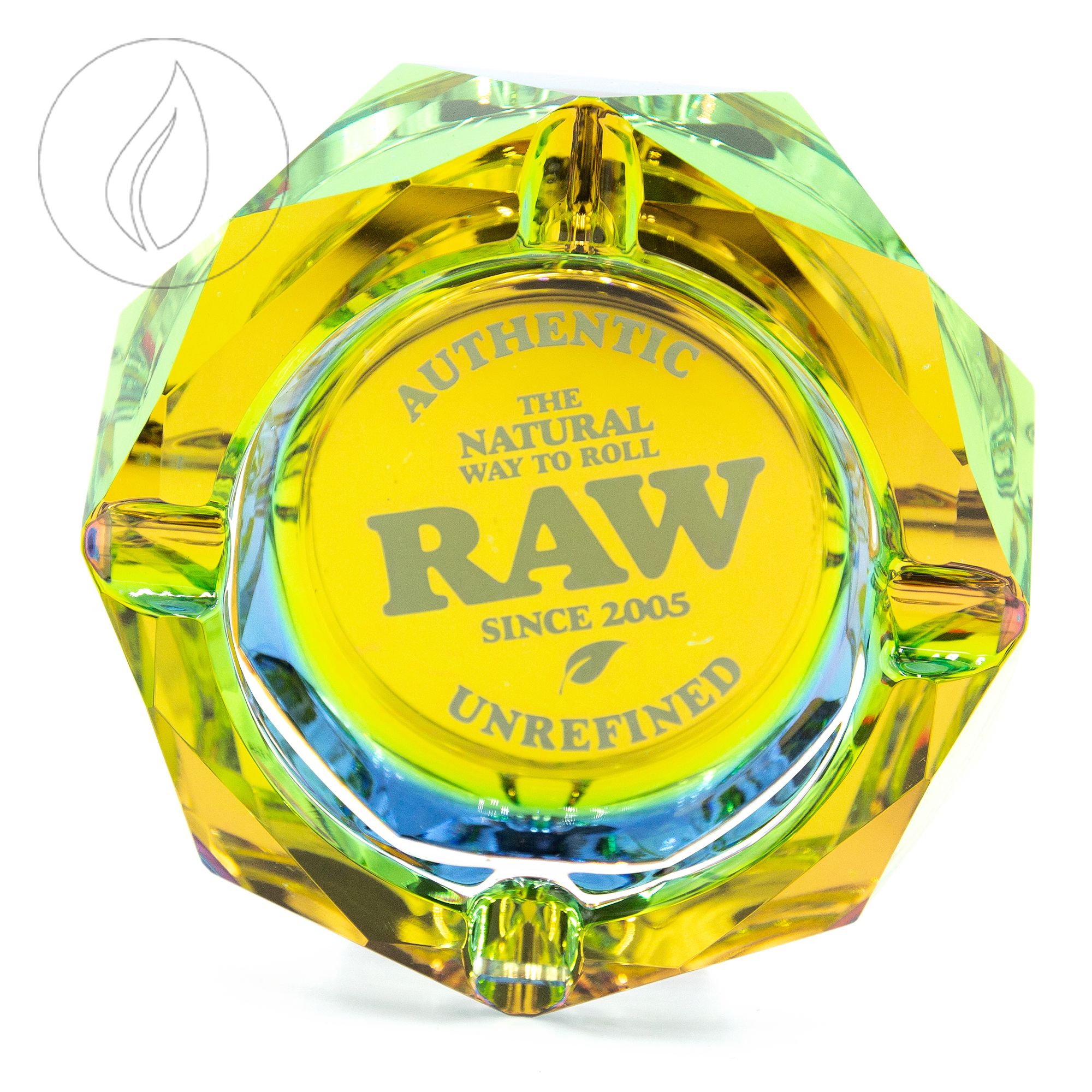 RAW Rainbow Glass Ashtray