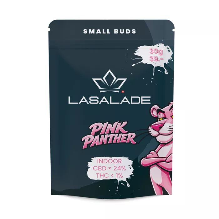 Lasalade - CBD-Blüten – Pink Panther – Kleine Blütenknospen, 30 g