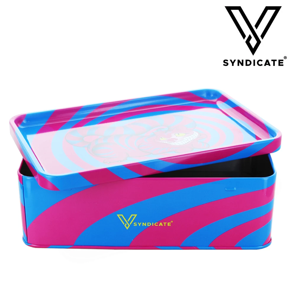 Große Metallbox mit V-Syndicate-Tablett © Seshigher Cat