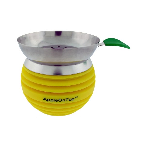 Apple on Top Tabaktopf gelb