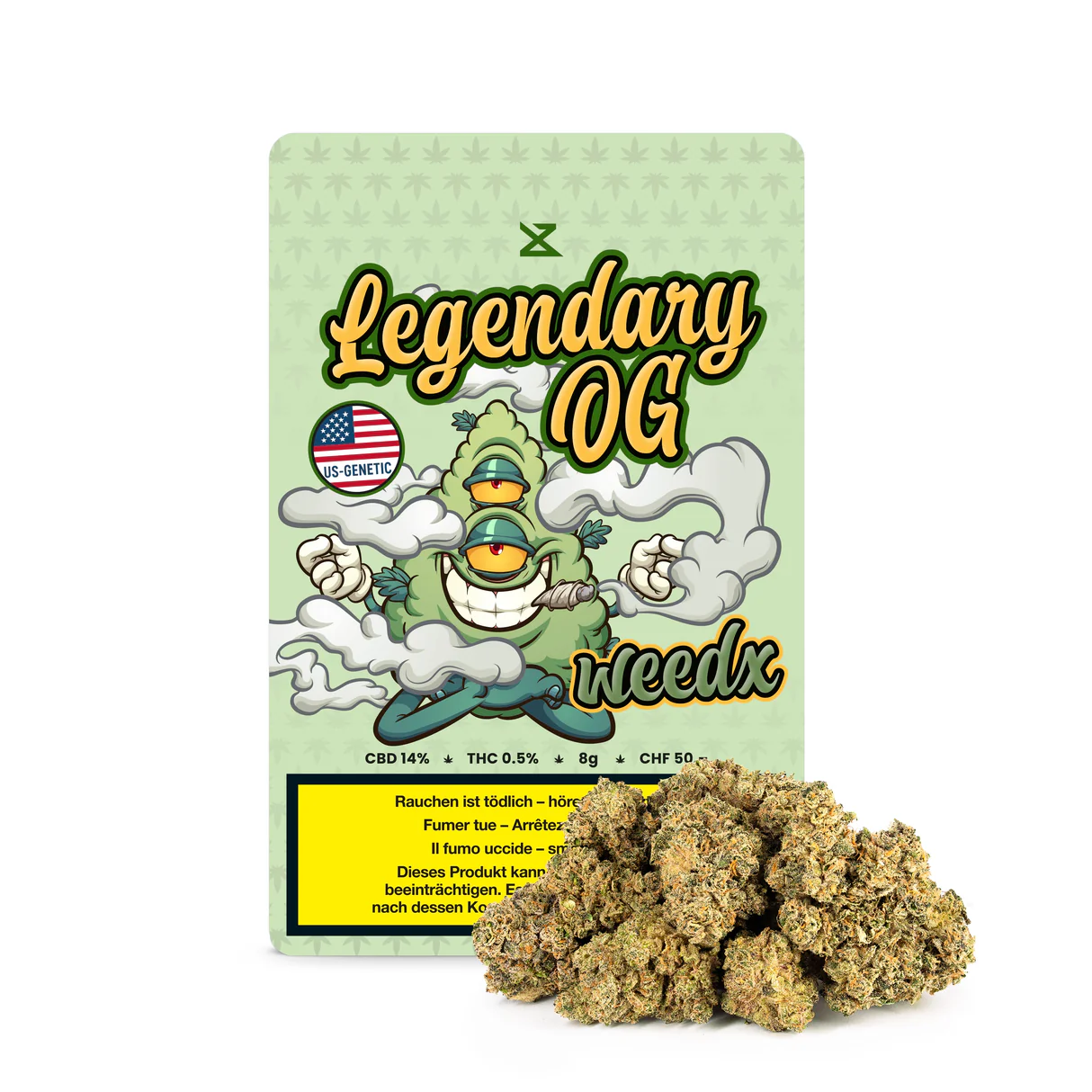 Weedx - Legendary OG - 8gr