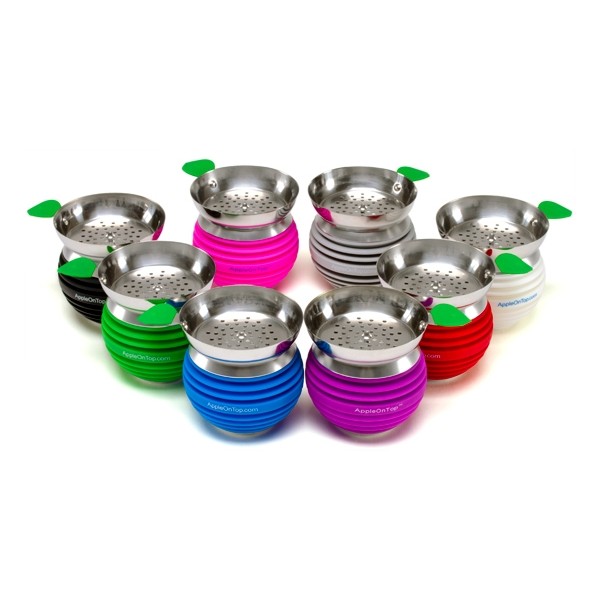 Apple on Top Tabaktopf weiss