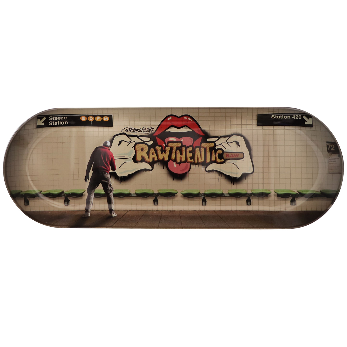 RAW Rolling Tray Skate Deck 2 155 x 420mm
